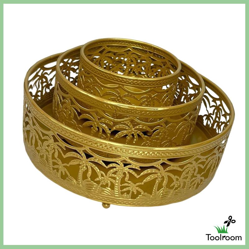 Set 3 Giá Đỡ Trưng Bày Bánh Cupcake Hình Tròn Cho Sự Kiện