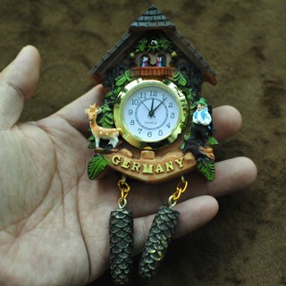 ^ Sg Hàng Có Sẵn ^ Dingd Bangtang world travel Hình Dán Tủ Lạnh Bằng Nhựa resin Sáng Tạo cuckoo Đồng Hồ Junfrau swiss cowbell