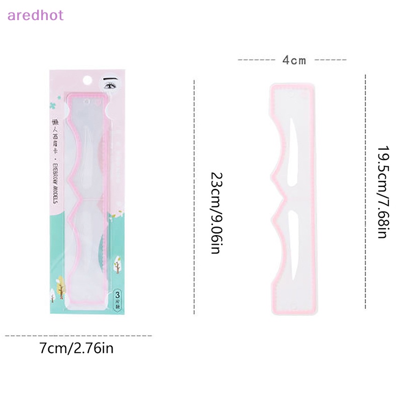 Bộ 3 Dụng Cụ Hỗ Trợ Vẽ Lông Mày Tiện Dụng Mới