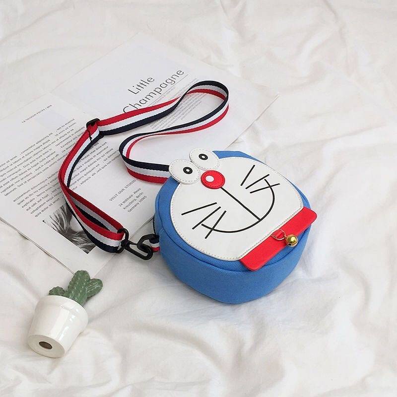 Túi tròn nhỏ hoạt hình đeo vai thời trang đa năng dễ thương hợp xu hướng 2023 cho nữ