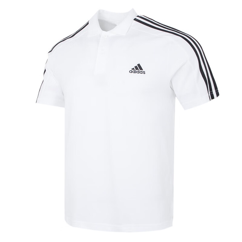 Adidas polo shirt men's fashion veel short-sleeved t-shirt áo thun thông thường thoáng khí