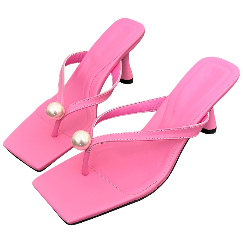 Tóc Thẳng Duoya Nhà Máy ~ [Hàng Có Sẵn] Một Ngọc Trai!Giày Cao Gót Thiết Kế Đơn Giản Thời Trang Cao Cấp Trẻ Trung