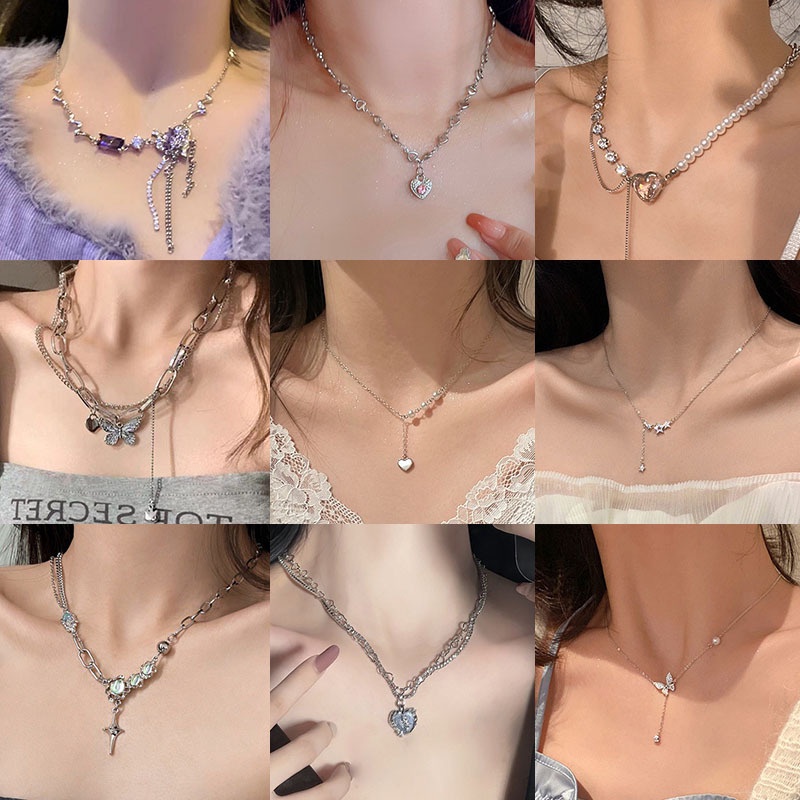 Vòng Cổ choker Bằng Kim Loại Phong Cách hip hop 2023 Y2K