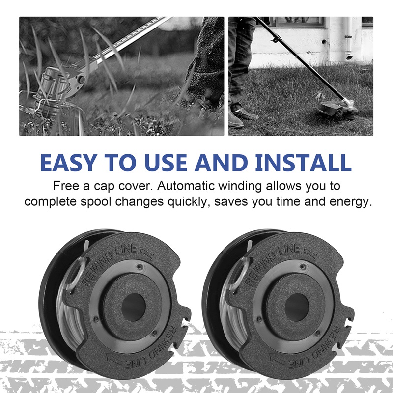 8 gói F016800569 Dòng ống chỉ thay thế tông đơ dây cho Bosch EasyGrassCut 23, 26, 18, 18-230, 18-260, 18-26