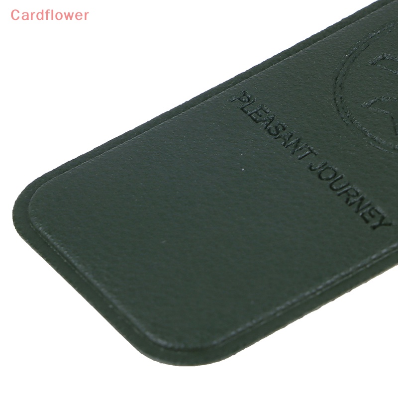 < Cardflower > Thẻ Đánh Dấu Hành Lý Bằng Da PU Chất Lượng Cao Nhỏ Gọn Hàng Mới