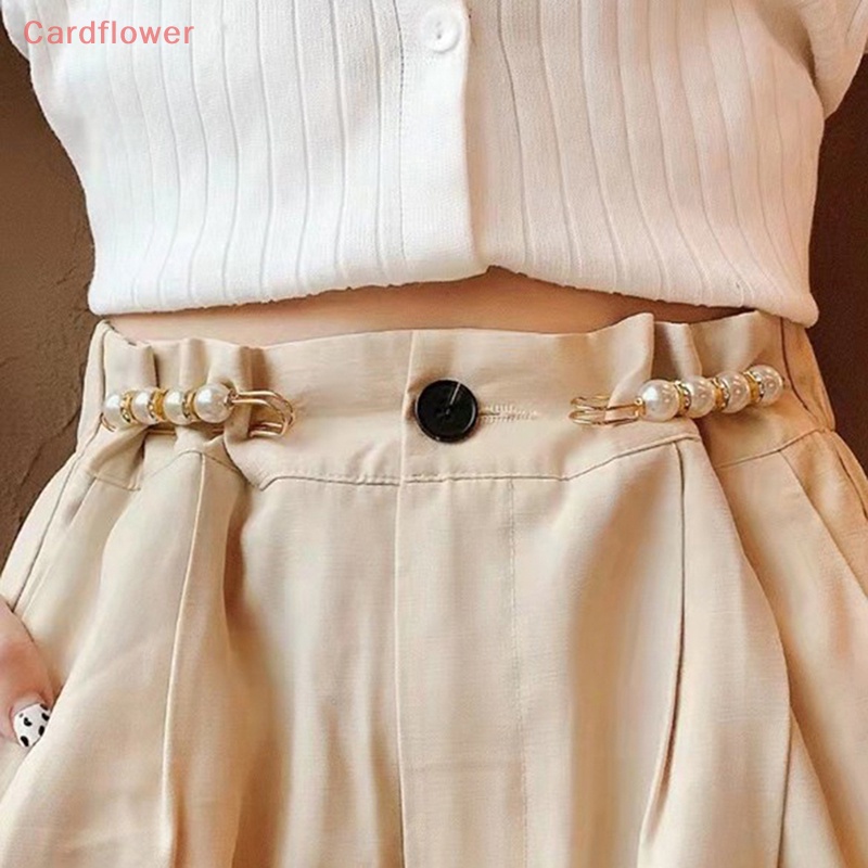 < Cardflower > Chân Váy Jean Lưng Cao Có Kẹp Nhỏ Thay Đổi Theo Thời Trang Mới Dành Cho Nữ