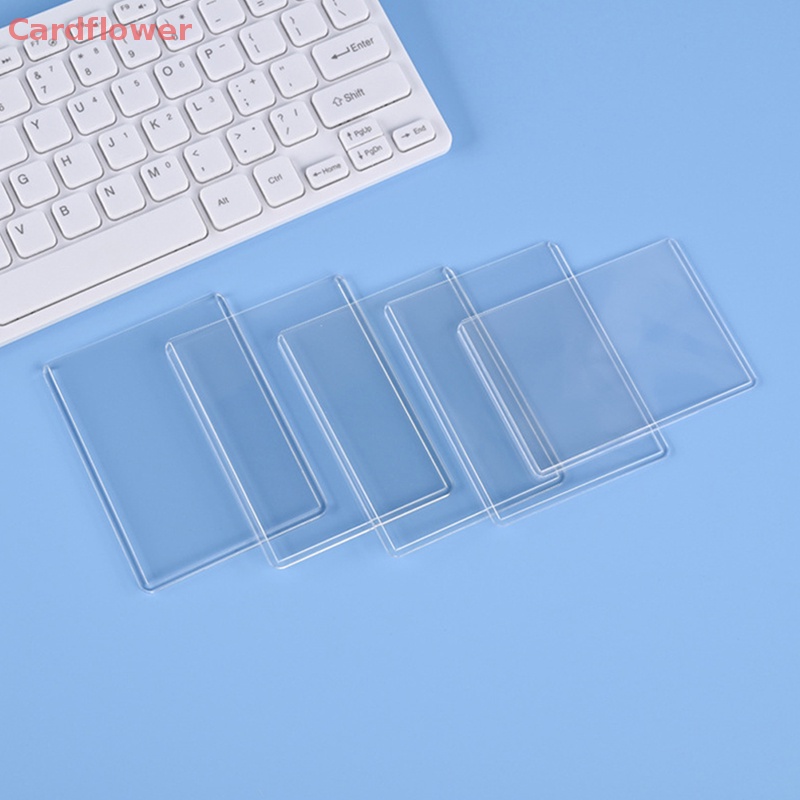 < Cardflower > Thẻ Game Ngôi Sao Polaroid Bằng PVC Trong Suốt HD Bảo Vệ Thẻ Trò Chơi Bóng Chày Bóng Chày Bóng Chày Thẻ Ảnh Thần Tượng DIY
