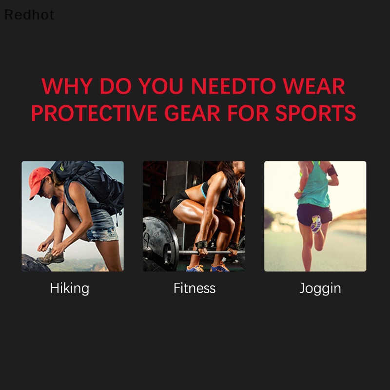 &lt; Redhot &gt; Băng Đeo Cổ Tay Thể Thao Chạy Bộ Thoáng Khí Cho Nam Và Nữ Túi Mồ Hôi Khi Chạy Bộ / Tập Gym