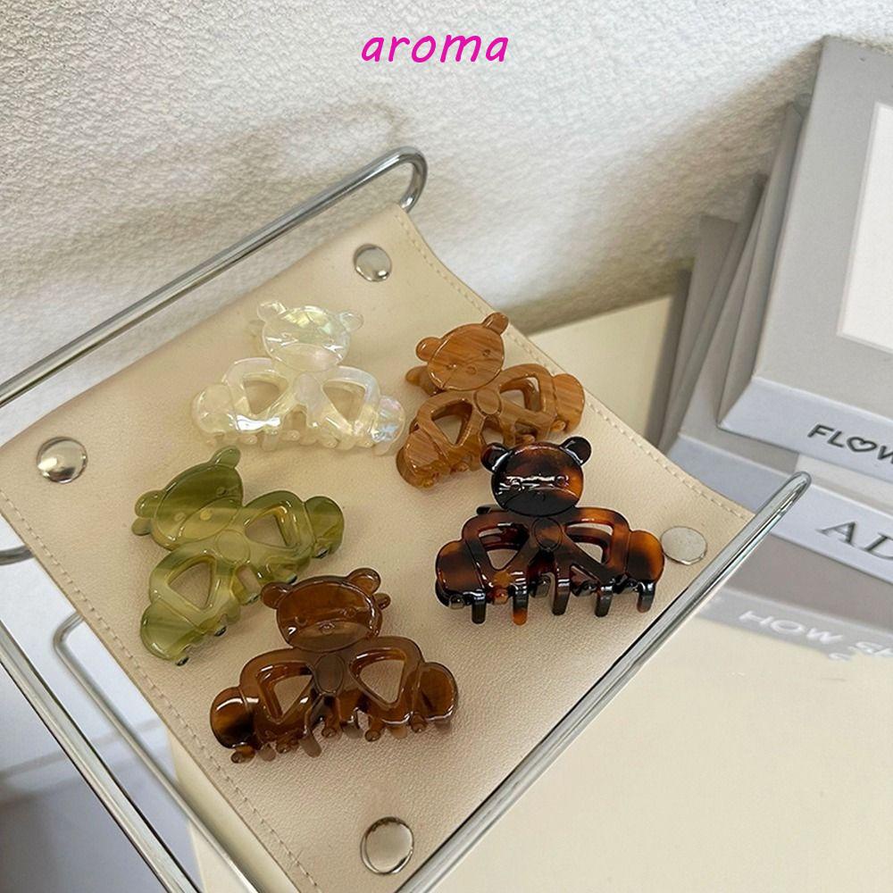 Kẹp Tóc Hình Nơ Lớn Thiết Kế Đục Lỗ Đơn Giản Ngọt Ngào Cho Nữ