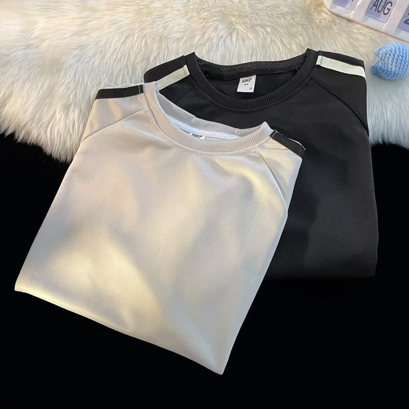 Áo Thun Tay Ngắn Kẻ Sọc Thời Trang Dành Cho Nam