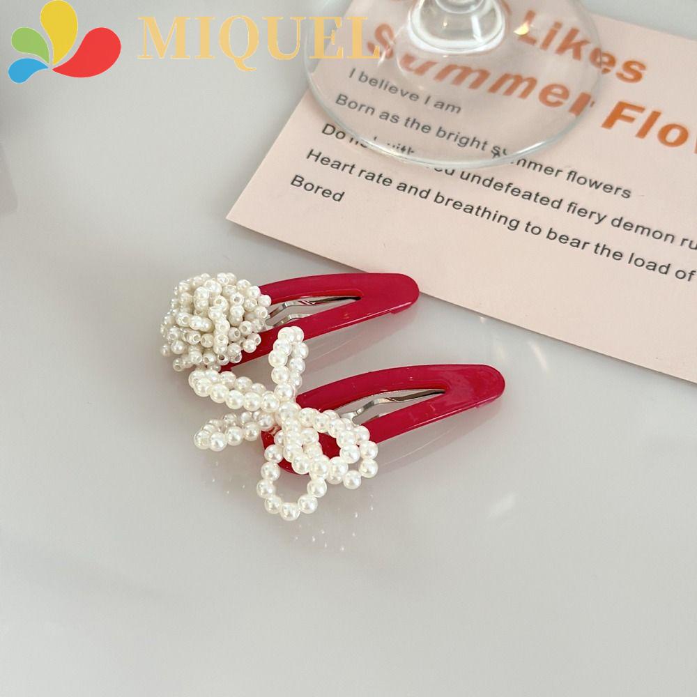 Kẹp Tóc Nữ Y2k Đính Hạt Nhựa Dễ Thương