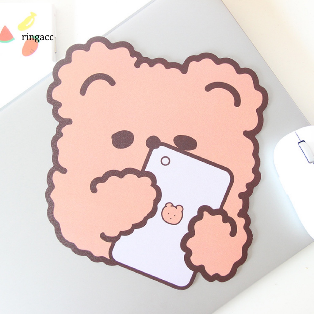 Tấm Lót Chuột Cao Su Chống Trượt Hình Gấu Hoạt Hình Dễ Thương