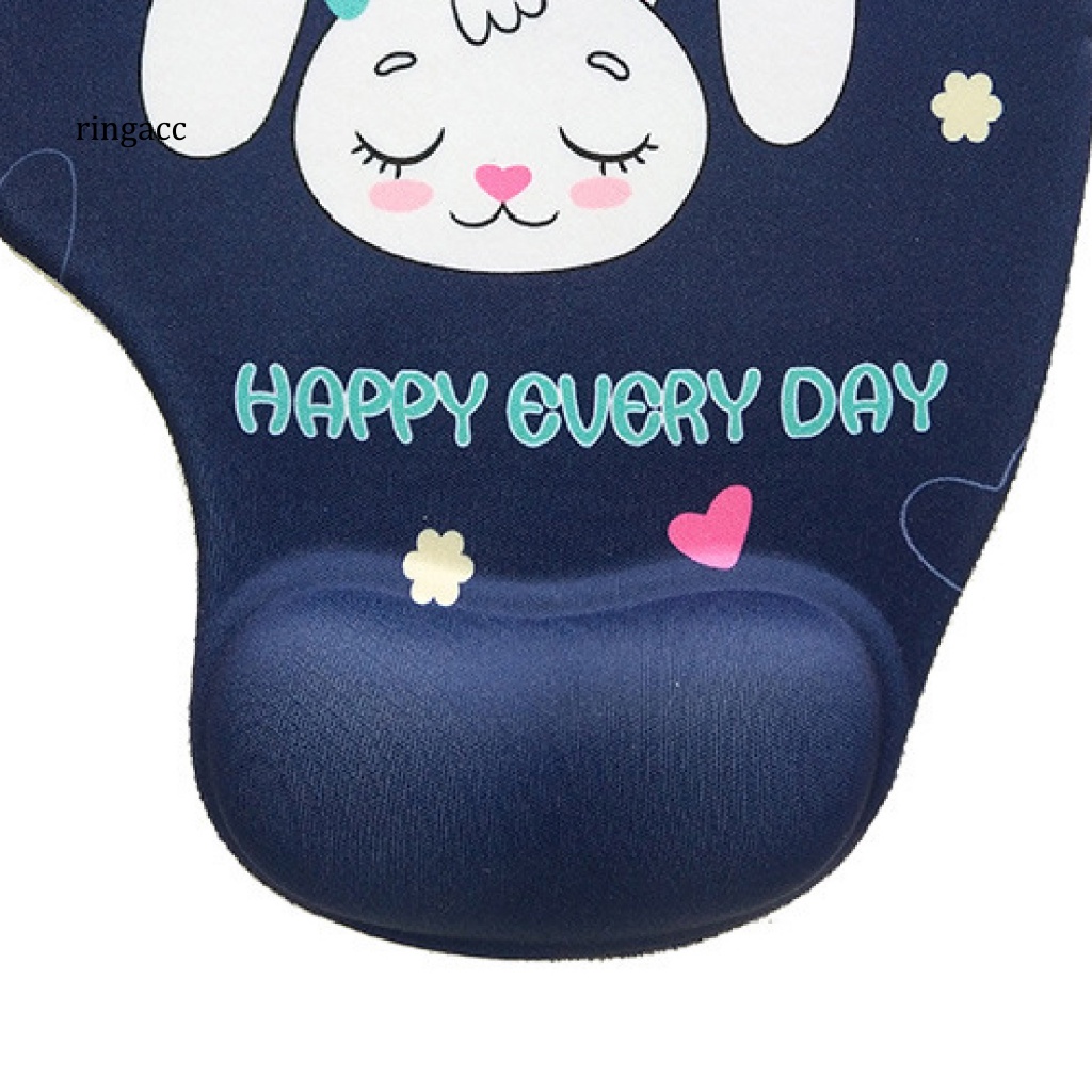 Tấm Lót Chuột RGA 3D Bằng Silicon Hình Hoạt Hình Dễ Thương Tiện Dụng Cho Văn Phòng