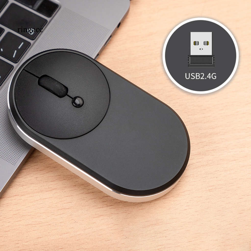 Chuột Không Dây RGA M1 Khung Hợp Kim Nhôm 2.4GHz Có Thể Sạc Lại