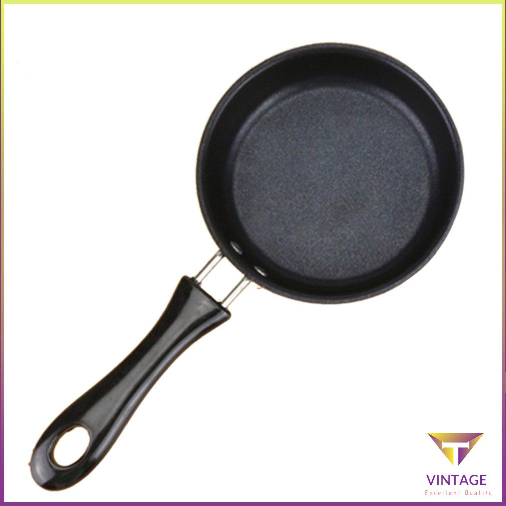 Chảo Chống Dính Mini Phẳng Nướng Bít Tết Tỳ Hưu Trứng Bánh Bao Tráng Bếp Điện Từ Đa Năng [T/3]