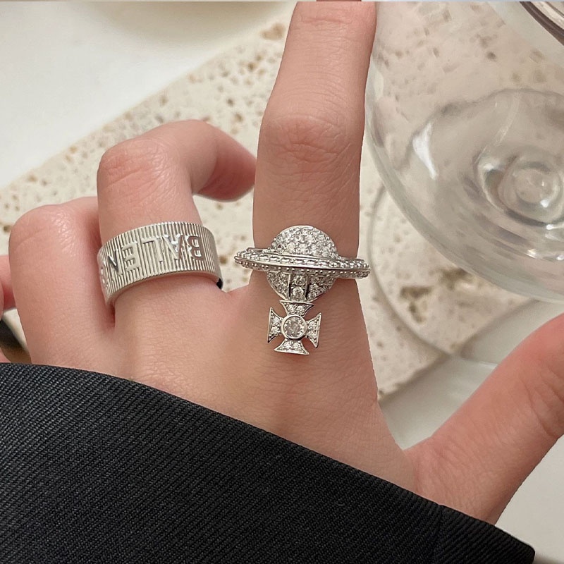 Toàn Bộ Nhẫn Đính Đá Hình Hành Tinh Phong Cách Hàn Quốc Cao Cấp Thời Trang Cho Nữ