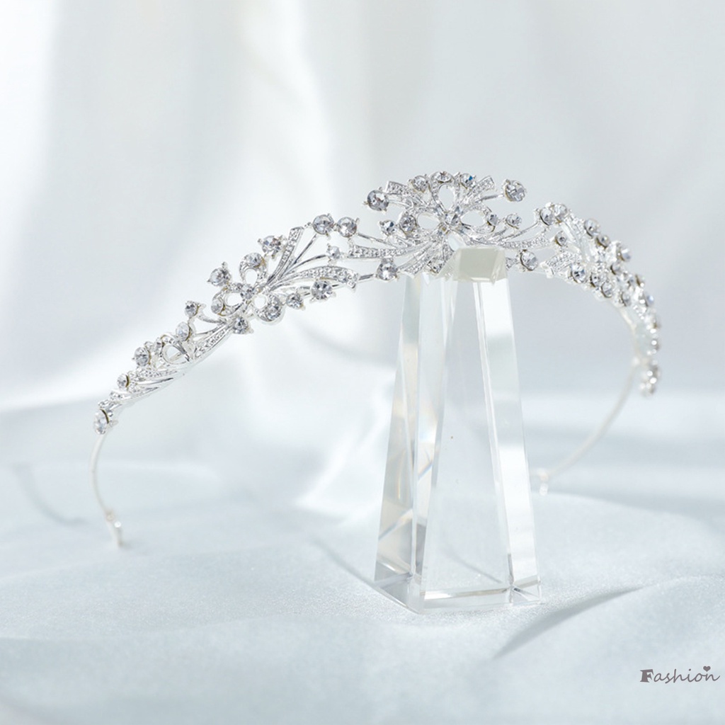 Cài Tóc Hình Vương Miện Đính Đá Lấp Lánh