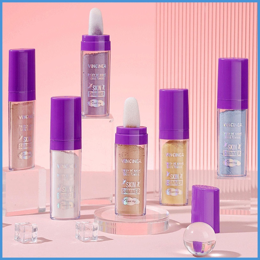 Phấn Bắt Sáng Ánh Nhũ Lấp Lánh Trang Điểm Cơ Thể Nổi Bật