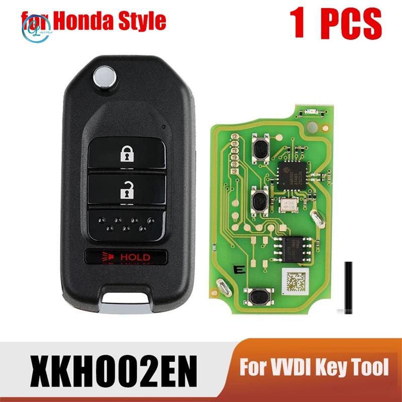 Đối với Xhorse XKHO02EN Nút điều khiển từ xa Fob 2 '1 cho Honda Loại cho Công cụ chìa khóa VVDI