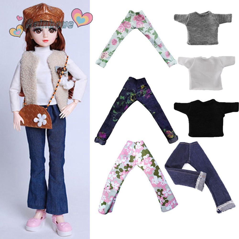 Quần Jeans Dài Thời Trang Xinh Xắn Cho Búp Bê Tỉ Lệ 1 / 6