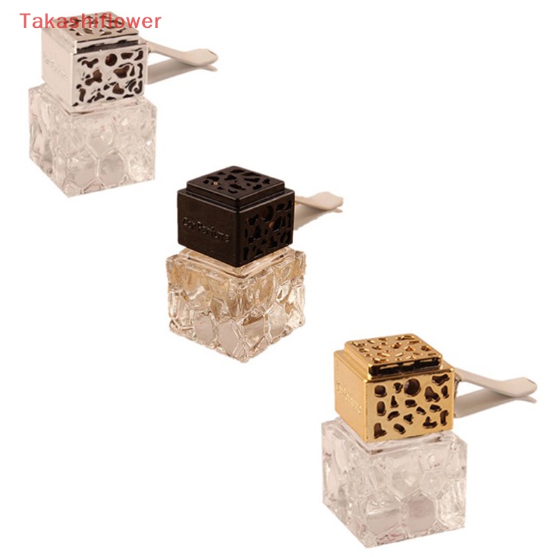 Bình Rỗng Hình Vuông Đựng Nước Hoa Có Kẹp Gắn Lỗ Thông Gió Xe Hơi