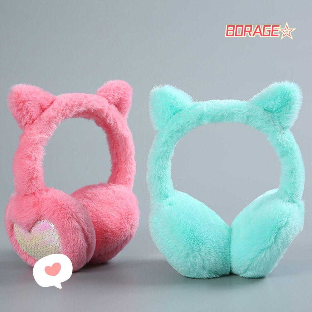 Chụp Tai Bằng Lông Nhung Mềm Mại Giữ Ấm Cho Nữ