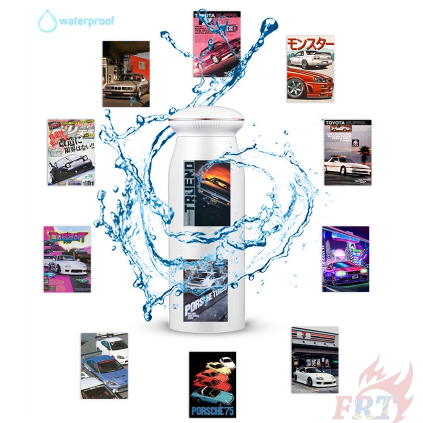 50 Cái / Bộ ❉ Racer. Jdm Áp Phích Dán Xe Hơi Series 01 ❉ Sticker Dán Tường Chống Thấm Nước Họa Tiết Doodle Hợp Thời Trang