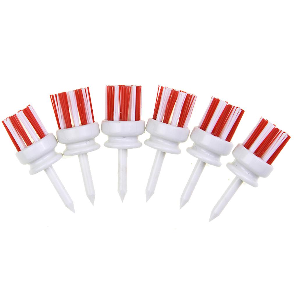 Bộ 6 Đinh Gắn Bóng Golf Bằng Len Nhiều Màu Sắc Chuyên Nghiệp Thời Trang