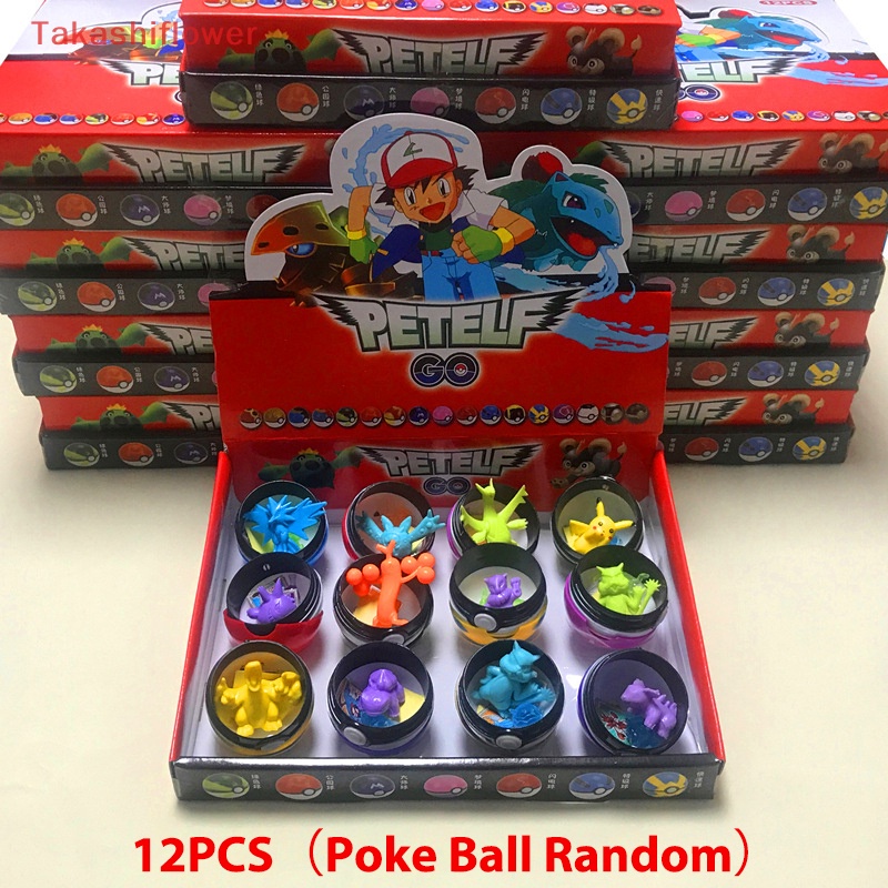 Set 12 Mô Hình Quả Bóng Pokemon Đồ Chơi Chất Lượng Cao