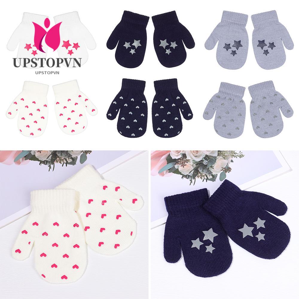 Găng Tay Thể Thao Mềm Mại Dày Dặn Ấm Áp Cho Bé