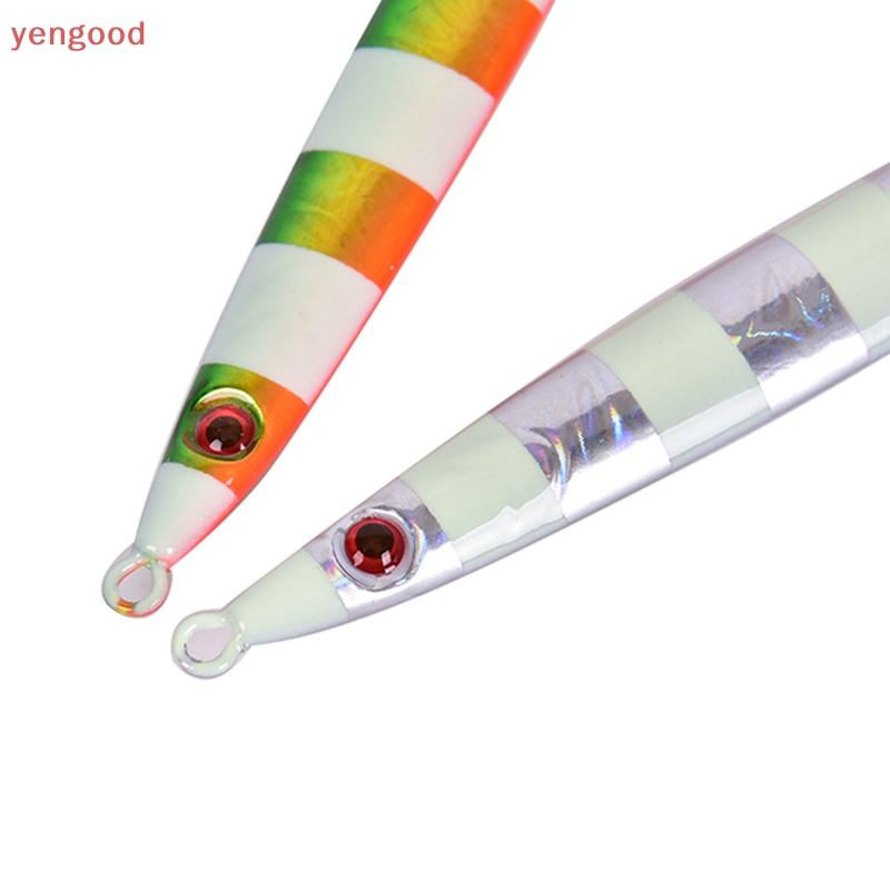 Mồi Câu Cá Giả Bằng Kim Loại Phát Sáng Trọng Lượng 100g