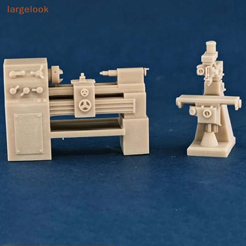 Set 1 / 2 Mô Hình Phụ Kiện Sửa Chữa Nhà Để Xe Hơi Bằng Nhựa Resin Không Màu 1 / 64