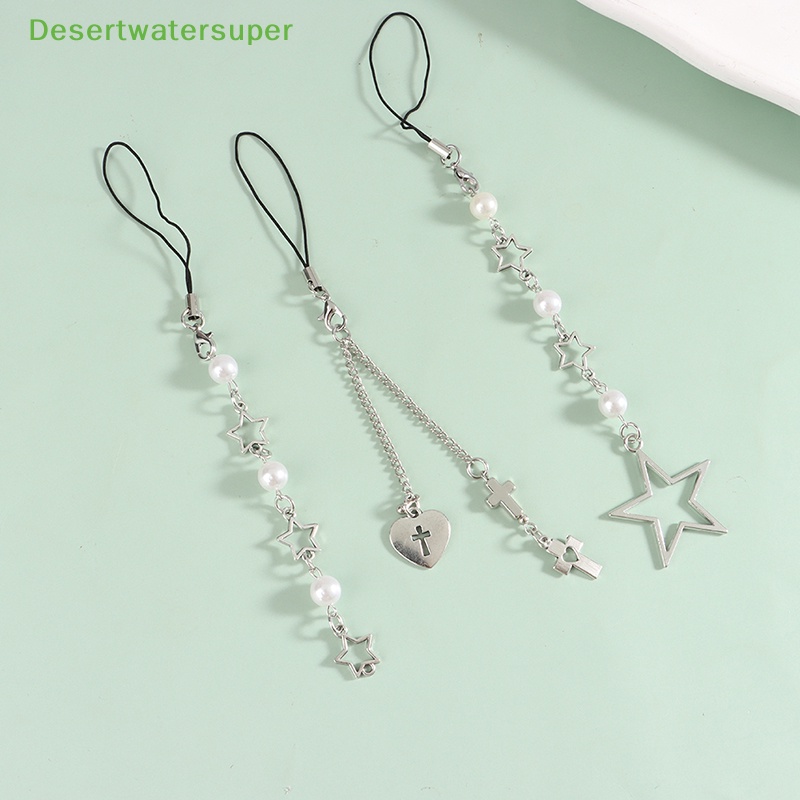 Dsvn Dây Đeo Điện Thoại Hình Ngôi Sao / Trái Tim / Thánh Giá Tối Giản