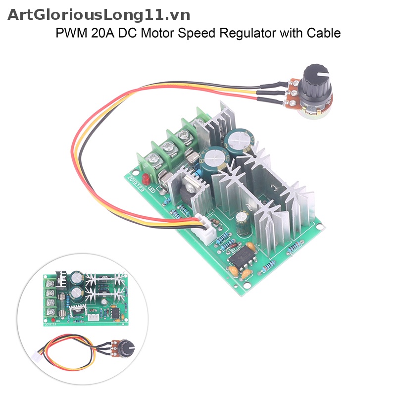 Mô Đun Điều Chỉnh Tốc Độ Động Cơ DC 12V 24V 36V 48V PWM 20A