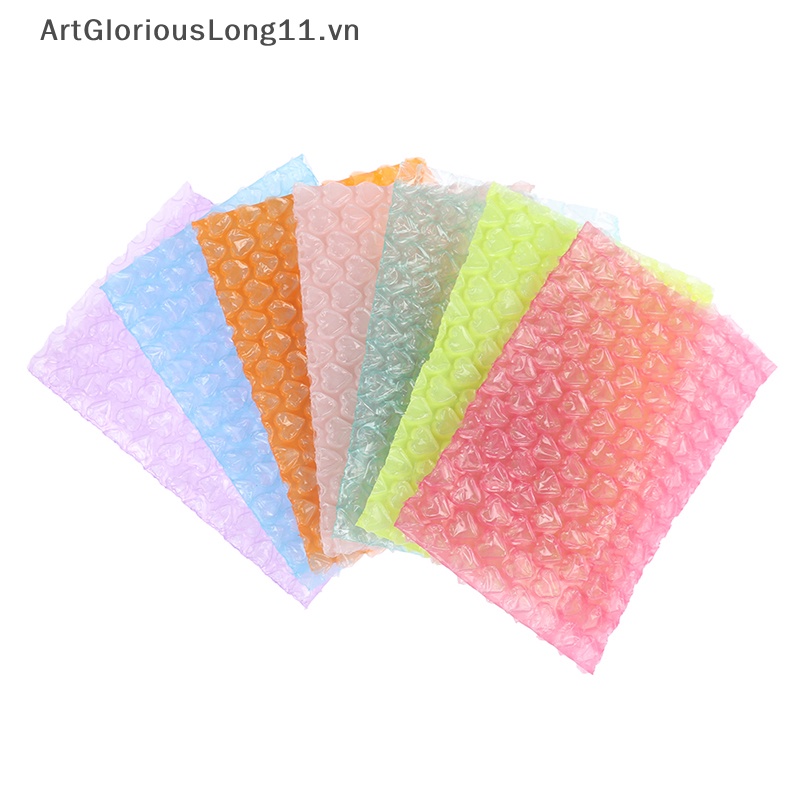 Set 10 Túi Bong Bóng Trái Tim 15 * 10cm