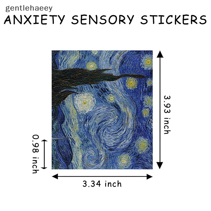 Set 4 Miếng Dán Đồ Chơi Giải Tỏa Căng Thẳng Họa Tiết Dễ Thương