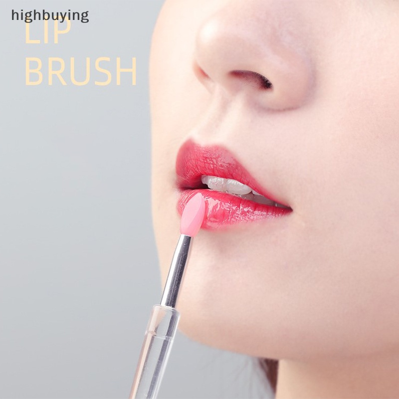 1 Cọ Silicone Thoa Son Dưỡng Môi Kèm Nắp Đậy Chống Bụi Tiện Dụng