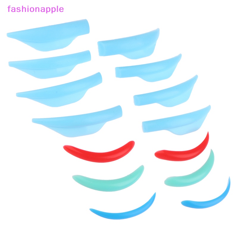 Set 3 / 4 / 7 Cặp Đệm Silicone Hỗ Trợ Uốn Mi Giả Tái Sử Dụng Tiện Lợi