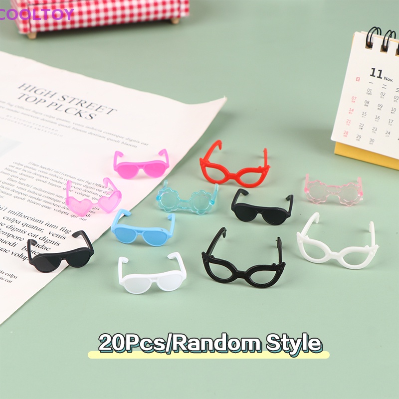 Cooltoy Set 20 Mắt Kính Nhiều Màu Sắc Trang Trí Búp Bê