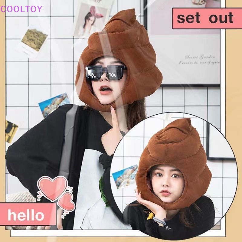 Cooltoy Mũ Nhồi Bông Hình Shit Vui Nhộn Sáng Tạo Dễ Thương