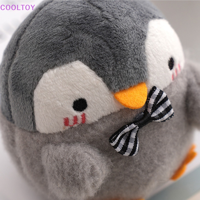 1 Thú Nhồi Bông Hình Chim Cánh Cụt Hoạt Hình Kích Thước 12cm