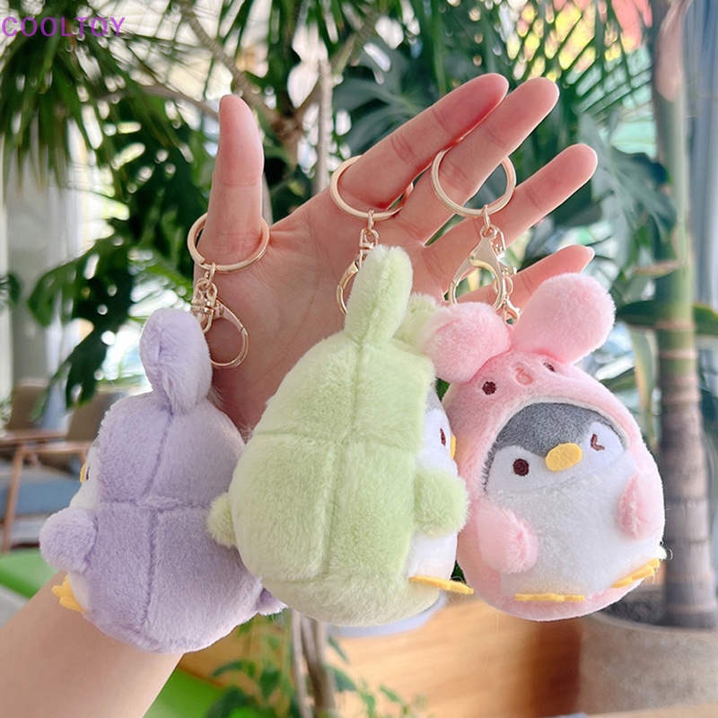 Móc Khóa Hình Chim Cánh Cụt Nhồi Bông Dễ Thương