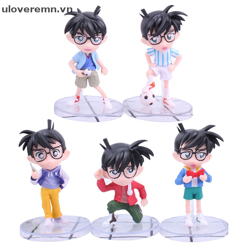Set 6 Mô Hình Nhân Vật Phim Thám Tử Conan Bằng PVC