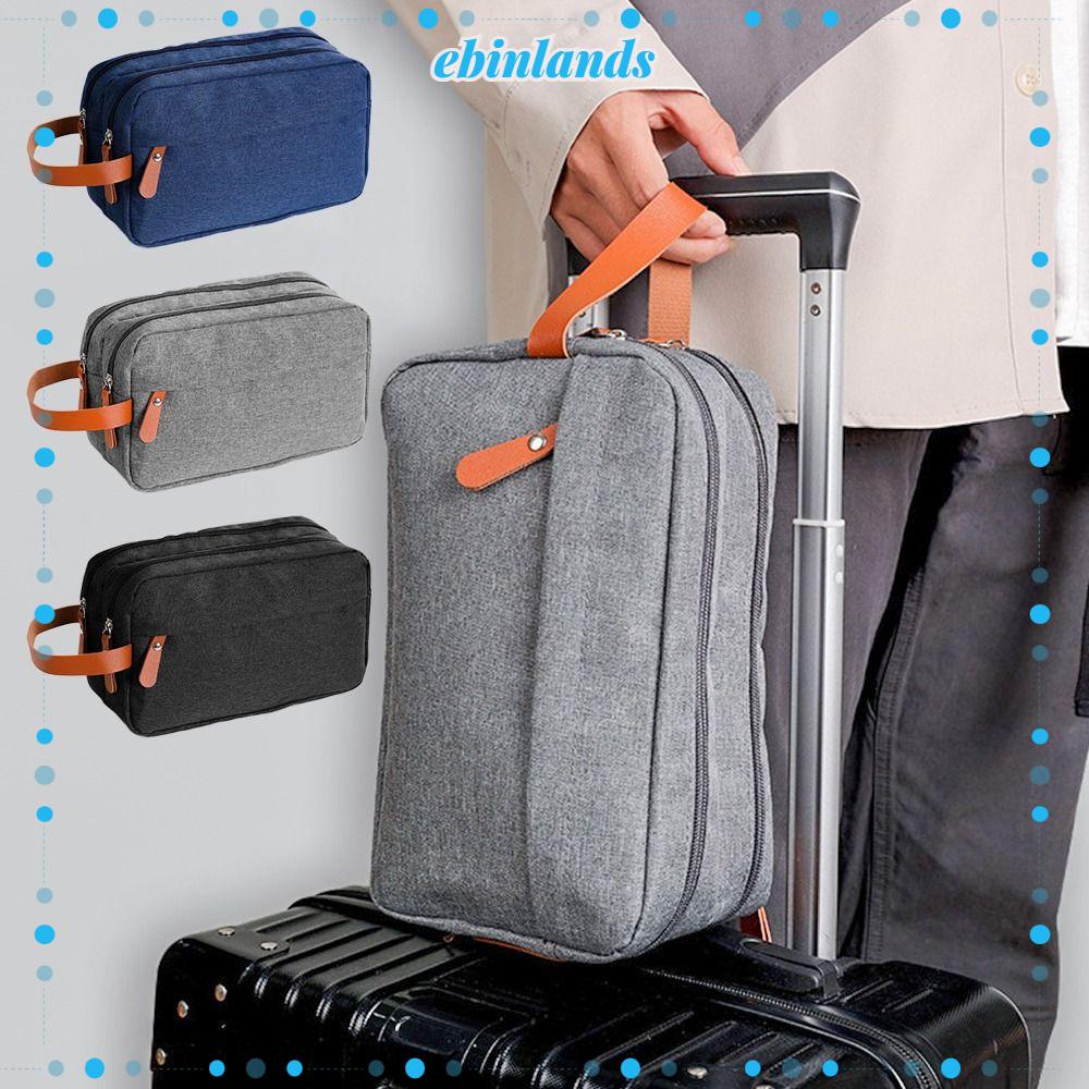 Ebinlands Túi Xách Đựng Đồ Công Sở Hai Lớp Cho Nam