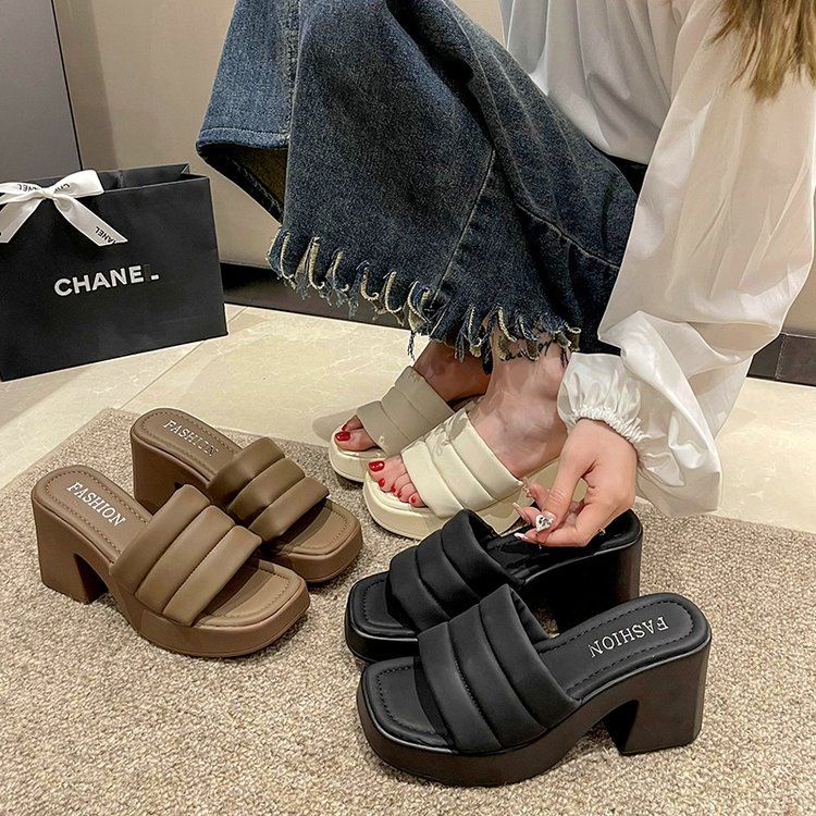 Vasibaen Dép Sandal Đế Xuồng Chống Thấm Nước Thời Trang Cho Nữ