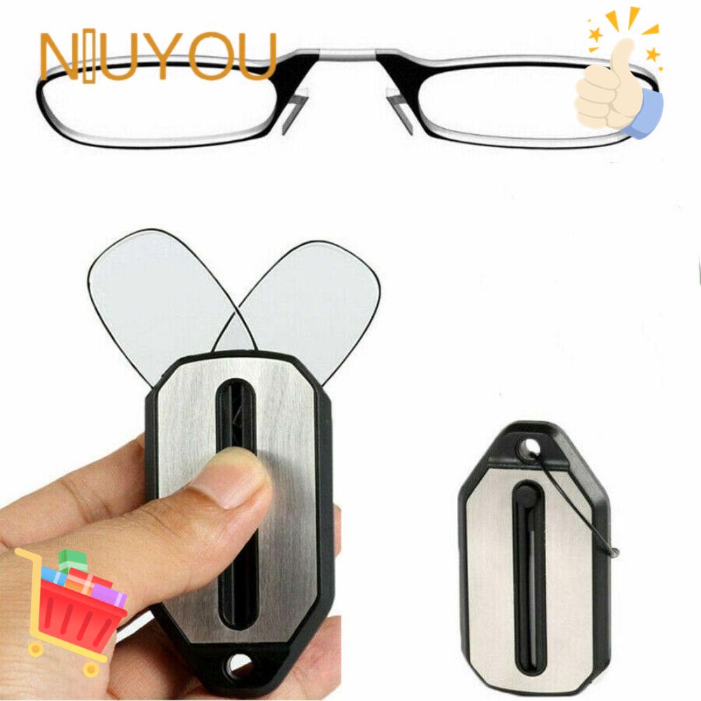 Kính Đọc Sách Siêu Nhẹ Không Gọng Dạng Móc Khóa Unisex