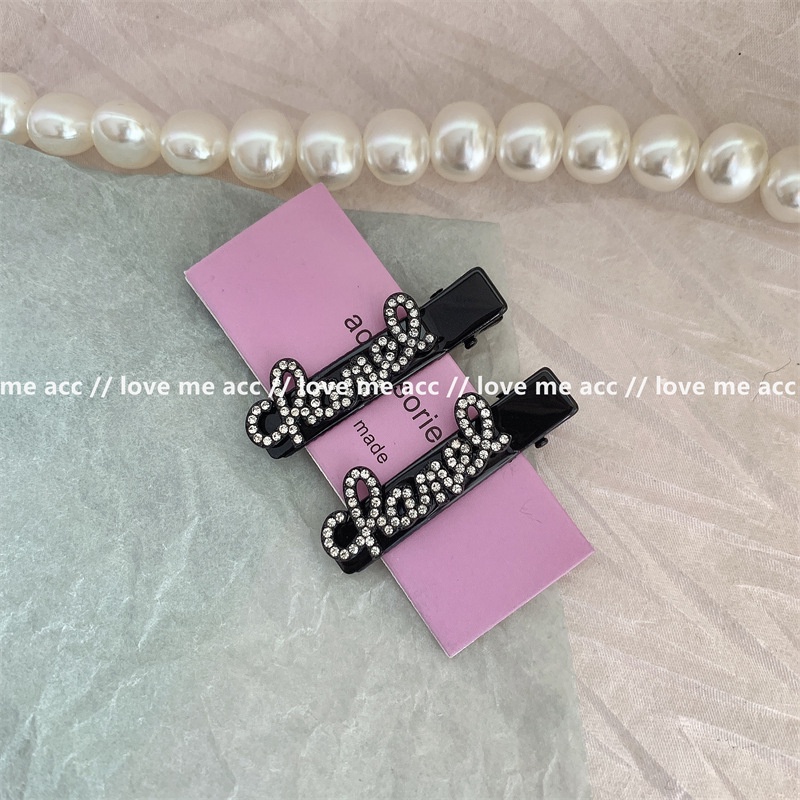 Set 2 Kẹp Tóc Mỏ Vịt Bằng Hợp Kim Cho Nữ