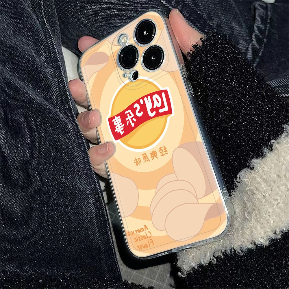 ✅Ốp Điện Thoại Mềm Chống Sốc In Hình Khoai Tây Chiên Cho Iphone 11iPhone12 78 14pro13 6In OKJ8