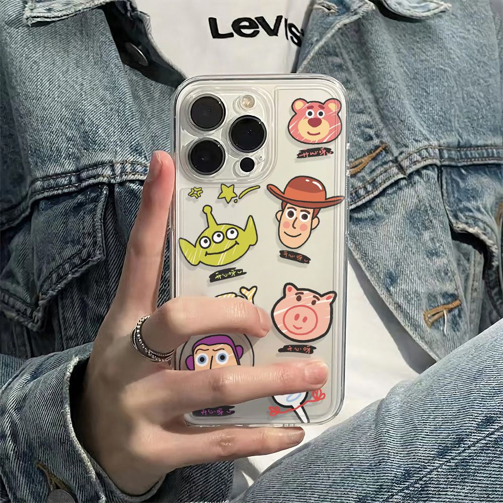 ✅Ốp Điện Thoại Mềm Chống Sốc Họa Tiết Hoạt Hình Cho Iphone 13iPhone12plus 14pro 78 6Inmax 11 CE1M