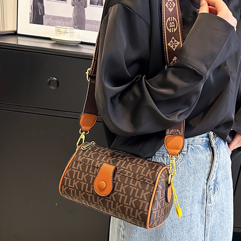 Ielgy Túi Đeo Vai Cỡ Lớn Bằng Da Mềm Phong Cách retro Thời Trang Nữ